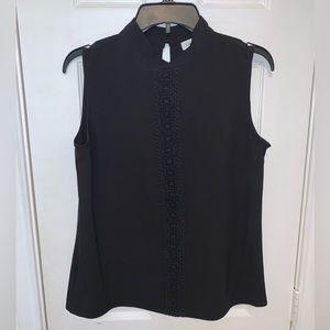 Calvin Klein Sleeveless Black Blouse